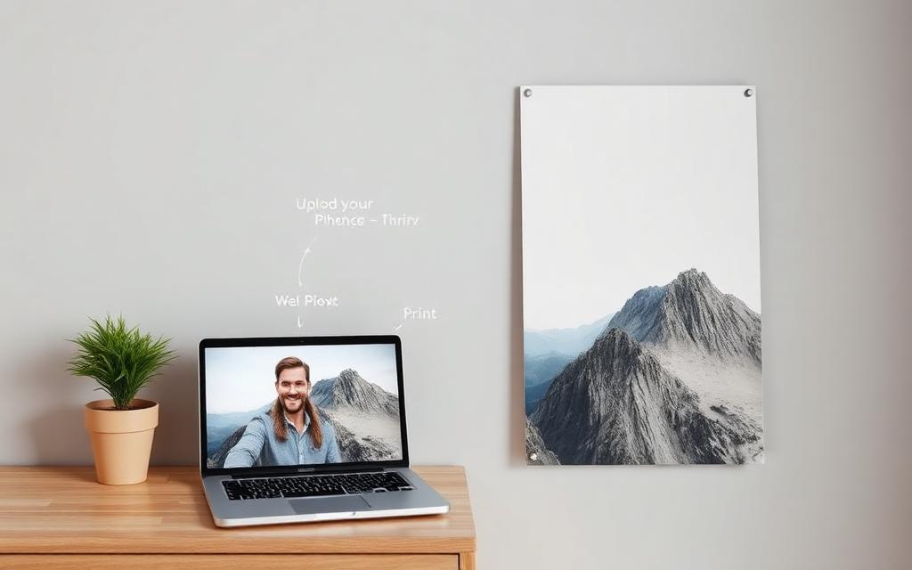 Eigen foto op de muur: van upload tot resultaat