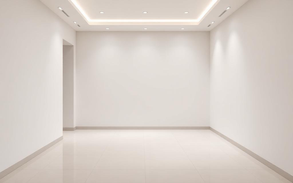 Minimalistisch interieur met strakke panelen