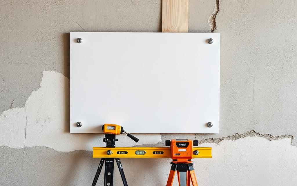 Wandpanelen monteren op een ongelijke muur